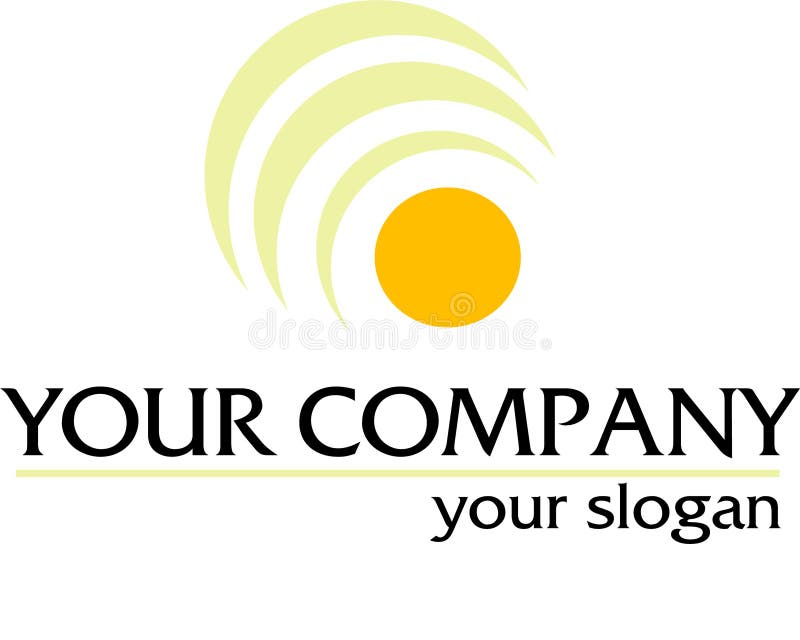Logo icon button your company slogan. Slogan icon vectors