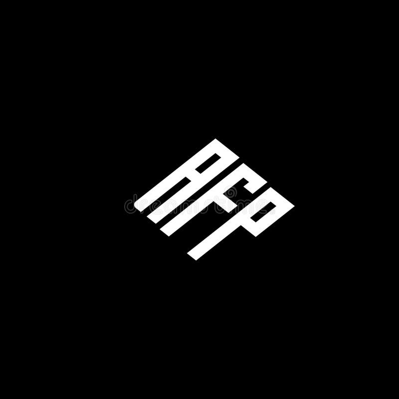 Logo AFP Icona AFP monogramma AFP Minimo design esclusivo illustrazione di stock