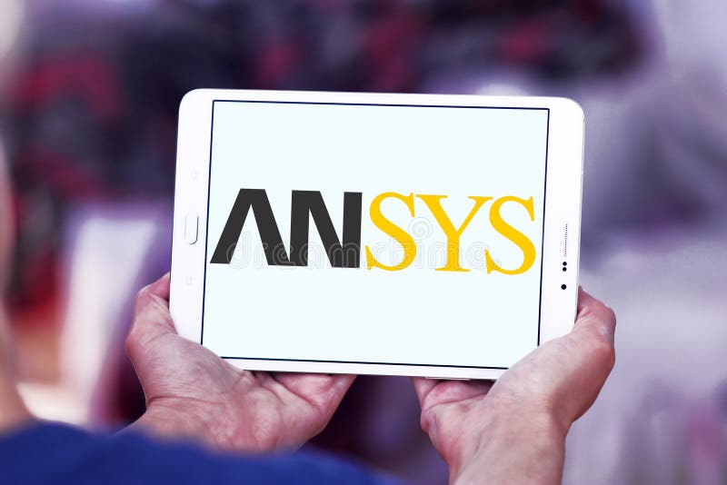 Ansys Software Company Logo Editorial Stock Photo - Image of company