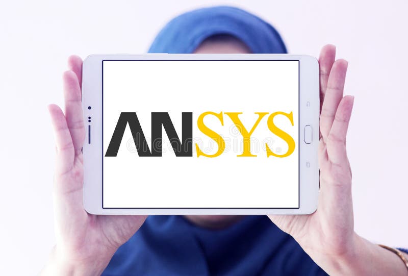 Ansys Software Company Logo Editorial Stock Photo - Image of company