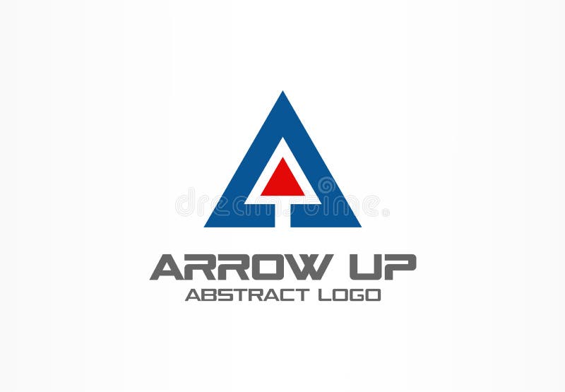 Logo astratto per la società di affari Tecnologia, industriale, idea del logotype del mercato Freccia rossa su, grafico di cresci royalty illustrazione gratis Logo astratto per la società di affari Tecnologia, industriale, idea del logotype del mercato Freccia rossa su, grafico di cresci royalty illustrazione gratis