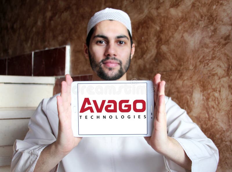 Avago Technologies Company Logo Editorial Image - Image of company