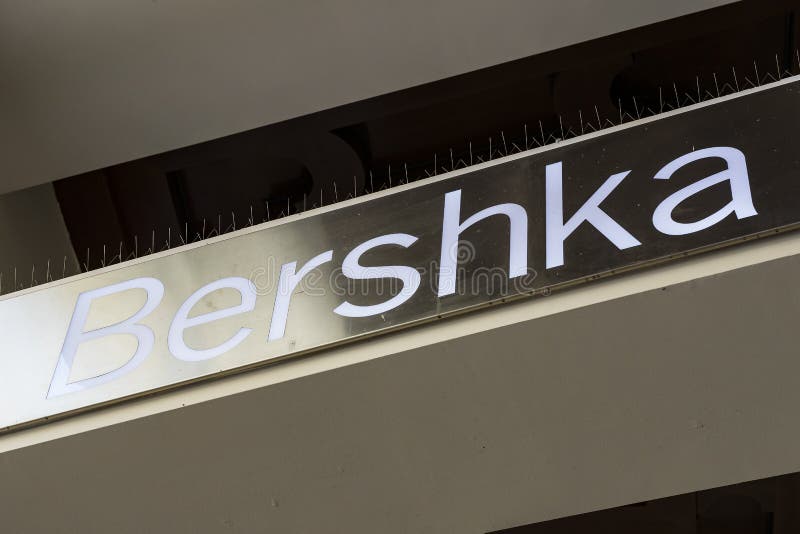 Logo of the Bershka Store on the Street of Milan in Italy. Editorial ...