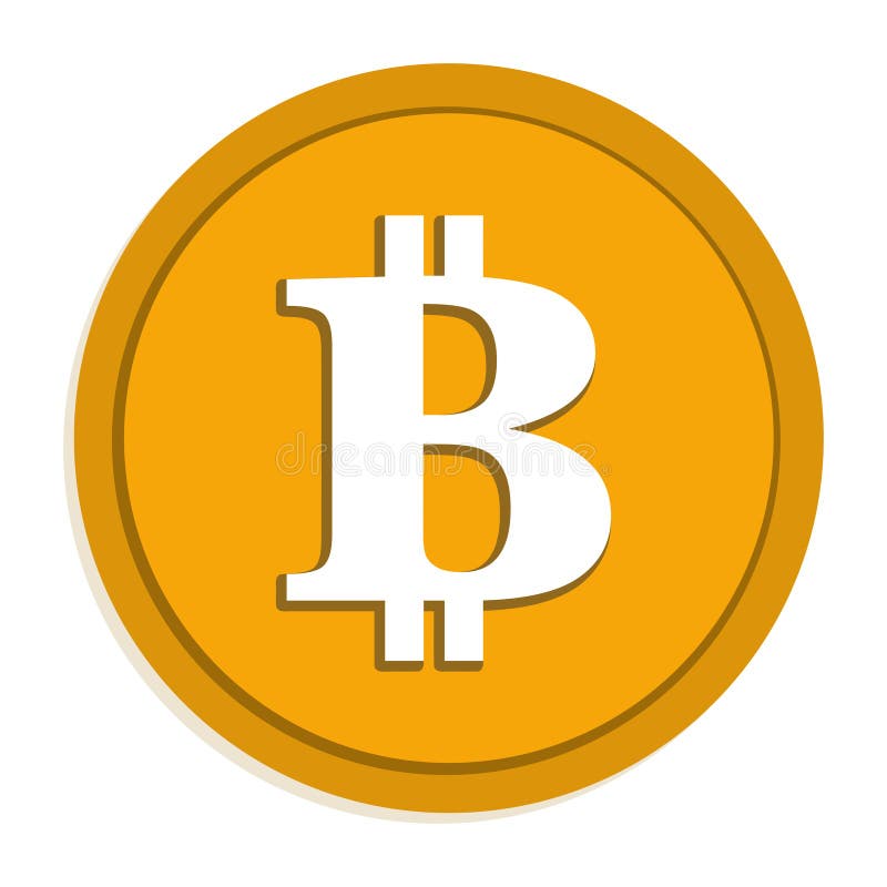 Logo bitcoina crypto izolowane złoto bitowe monety kryptowalutowy projekt graficzny cyfrowa waluta zdecentralizowana eksploracja s royalty ilustracja