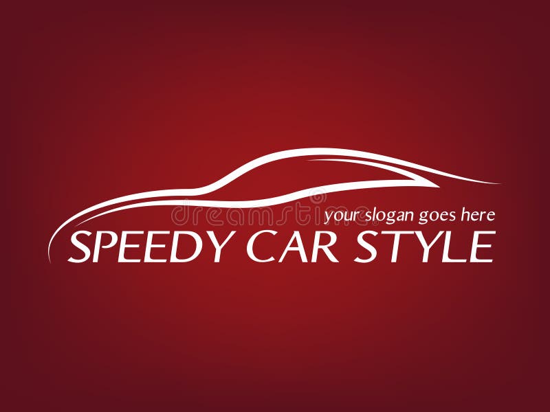Logo calligrafico dell'automobile
