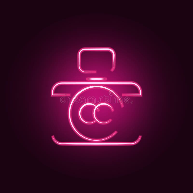 Logo Camera Icon. Elements Of Photo In Neon Style Icons ...