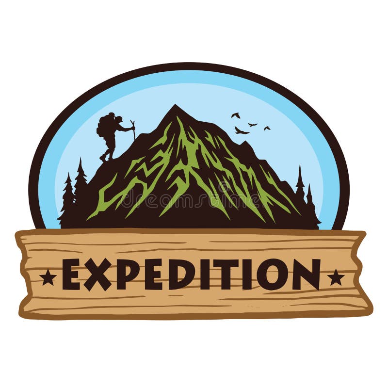 Logo for Camping Mountain Hiking Adventure, Emblems, and Badges. Camp in Forest Vector Illustration Design Elements Template vector illustration Logo for Camping Mountain Hiking Adventure, Emblems, and Badges. Camp in Forest Vector Illustration Design Elements Template vector illustration
