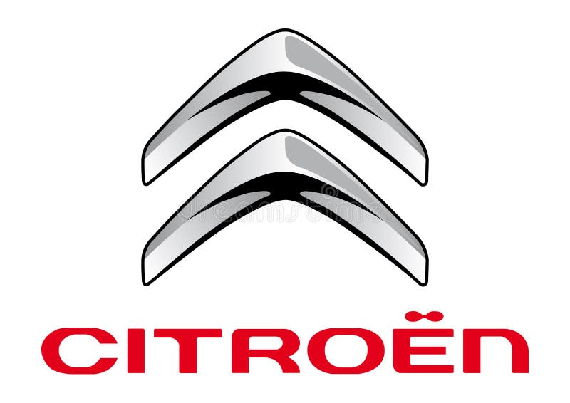 Logo Citroen photographie éditorial. Illustration du france