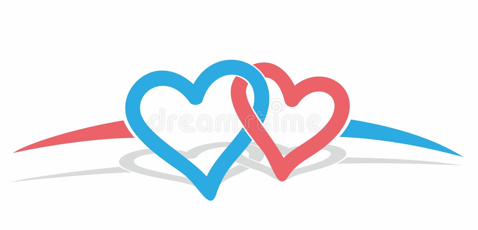 Logo heart. stock vector. Illustration of symbol, hearts 54791080