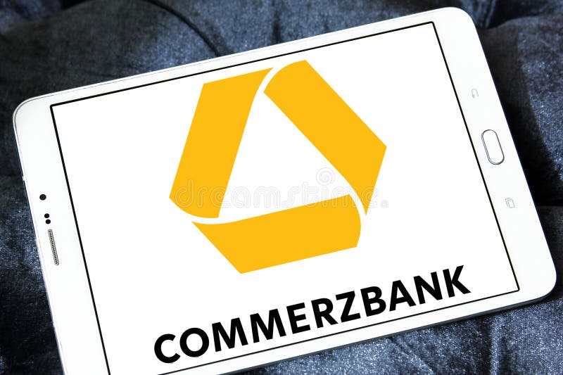 Logo of Commerzbank on samsung tablet. Commerzbank AG is a global banking and financial services company based in germany. Logo of Commerzbank on samsung tablet. Commerzbank AG is a global banking and financial services company based in germany