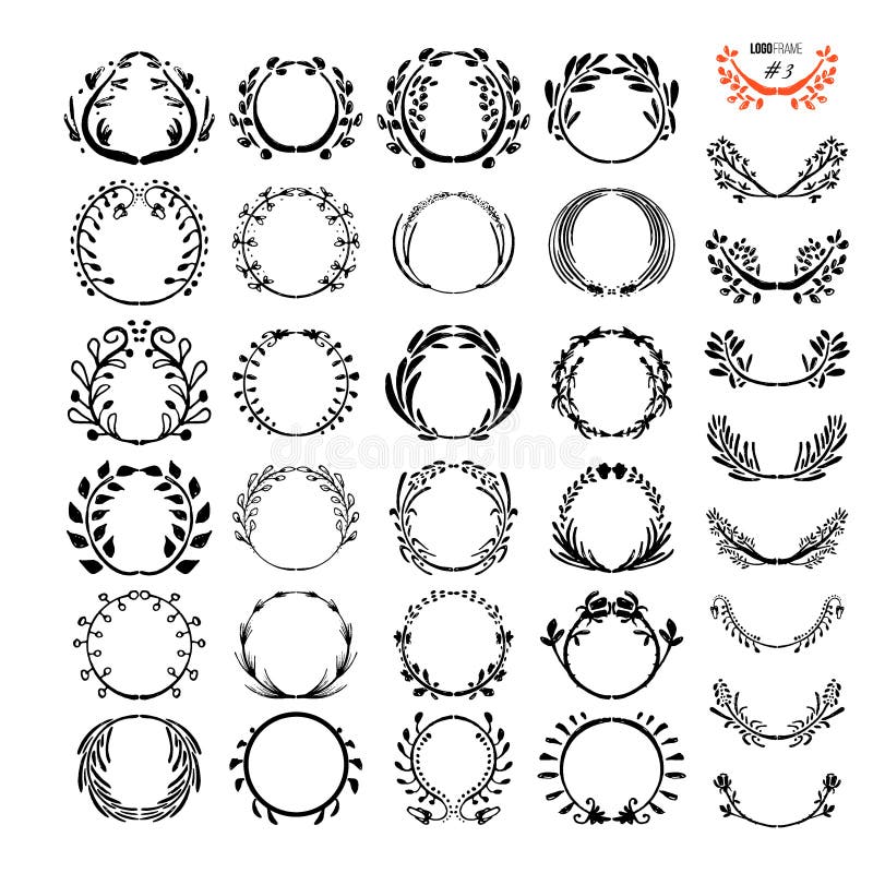 Download Logo Creator Circle. Set Of Vector Elements For Your Badge ...