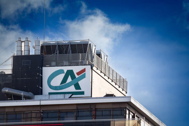 Logo of Credit Agricole Aquitaine on Their Local Office for Bordeaux