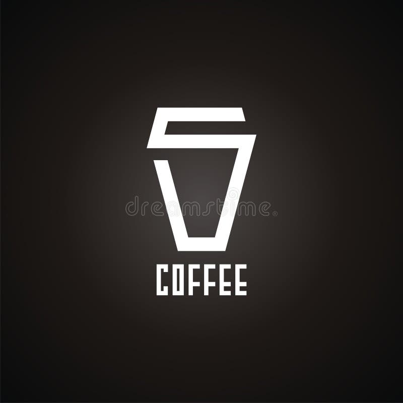 Logo with cup of coffee