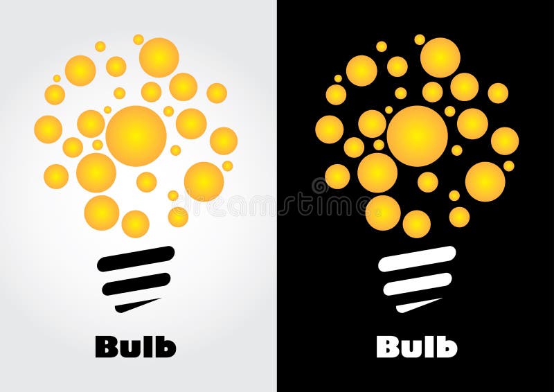 Logo d'ampoule illustration stock Logo d'ampoule illustration stock