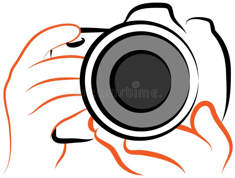 Logo d'appareil-photo illustration de vecteur