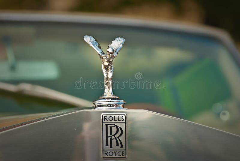 Logo de l'emblème Rolls-Royce photos stock