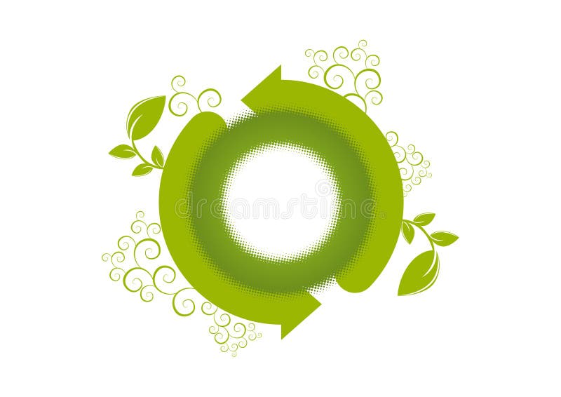 Logo d'environnement de renouvellement illustration de vecteur Logo d'environnement de renouvellement illustration de vecteur