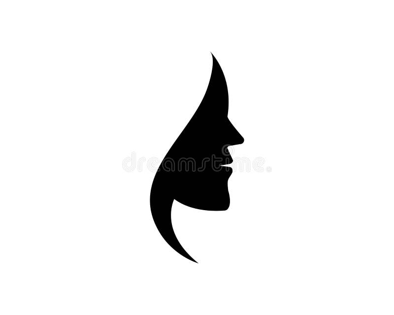 Logo d'icône de femmes de beauté illustration stock Logo d'icône de femmes de beauté illustration stock