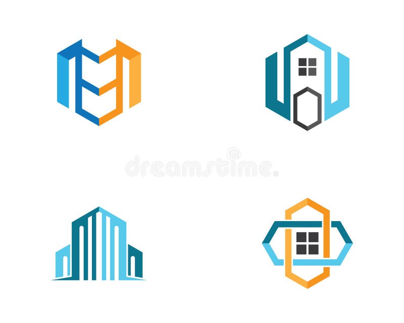 Logo d'immeubles illustration stock Logo d'immeubles illustration stock