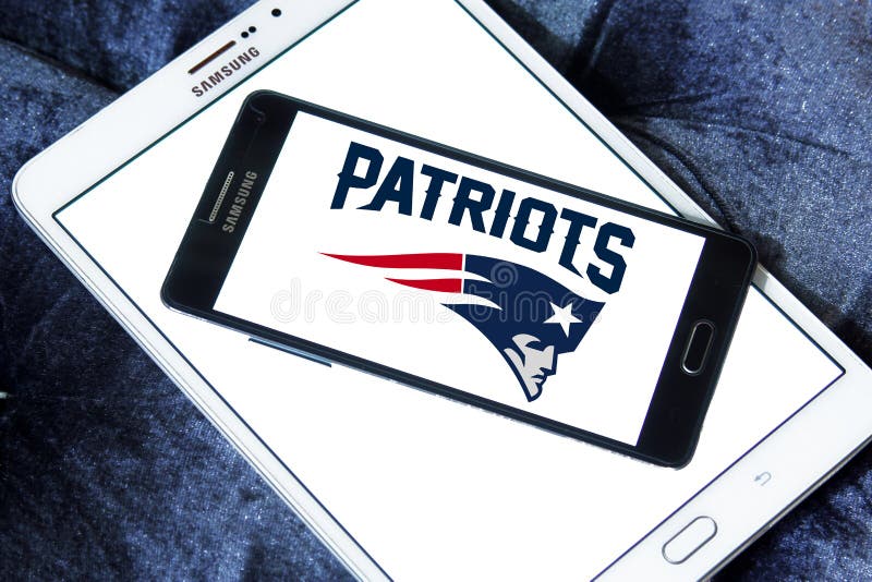 Logo d'équipe de football américain de New England Patriots photos libres de droits Logo d'équipe de football américain de New England Patriots photos libres de droits