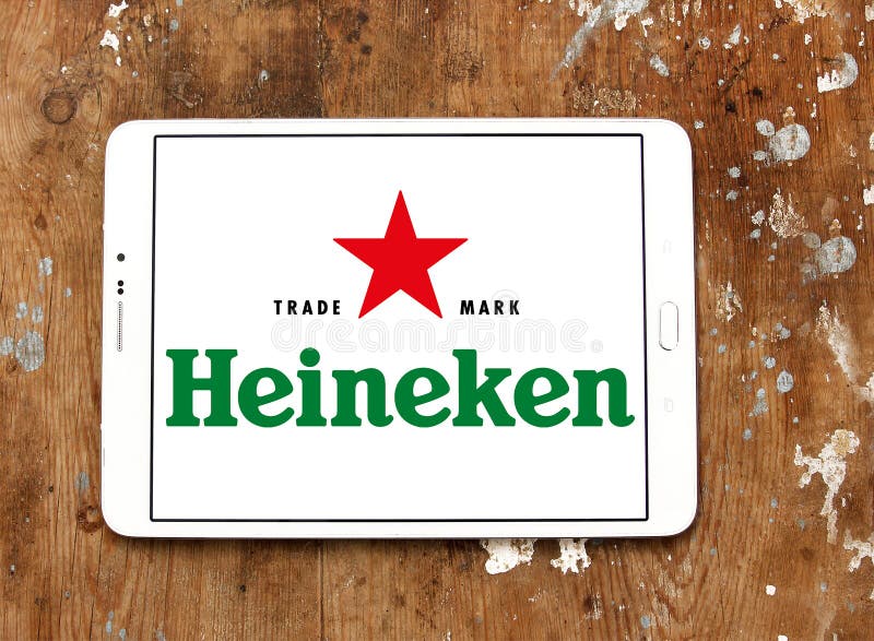 Logo de bière de Heineken image libre de droits Logo de bière de Heineken image libre de droits