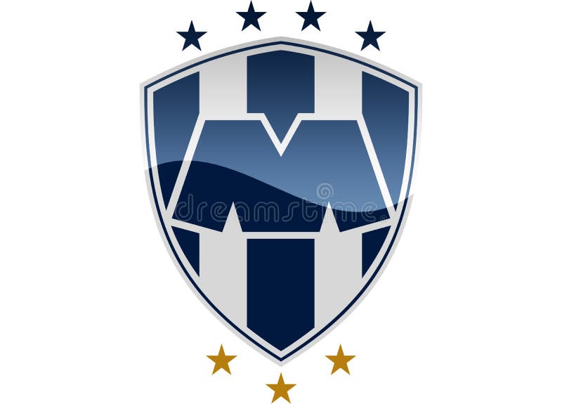 Logo de CF Monterrey imagen de archivo editorial. Ilustración de