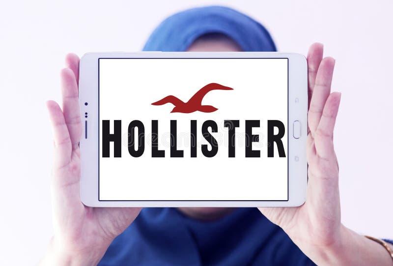 Logo de détaillant de mode de Hollister image stock Logo de détaillant de mode de Hollister image stock