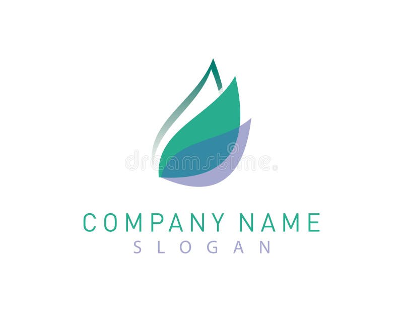 Logo de feuille illustration stock Logo de feuille illustration stock