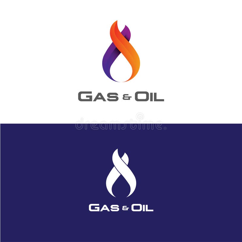 Logo de gas et de pétrole illustration de vecteur Logo de gas et de pétrole illustration de vecteur