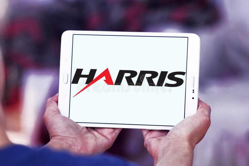 Logo de Harris Corporation photo éditorial. Image du defense - 100338431