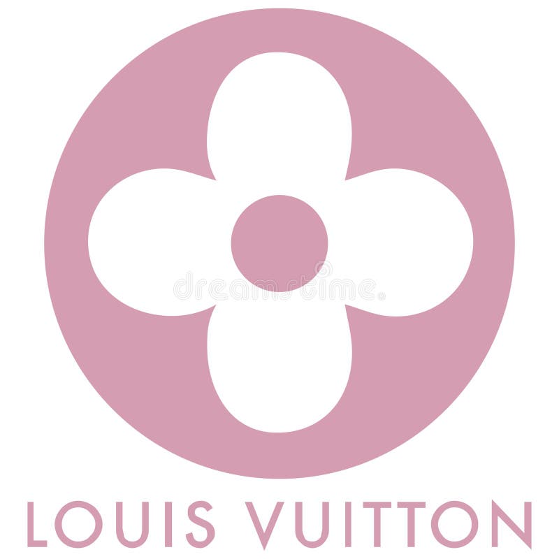Logotipo de Louis Vuitton LV en ilustración de textura de papel