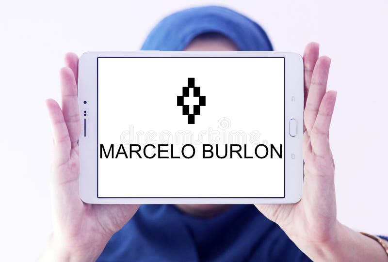 Logo De Marque De Mode De Marcelo Burlon Image stock éditorial - Image ...