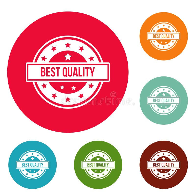 Logo de qualité, style simple illustration de vecteur Logo de qualité, style simple illustration de vecteur