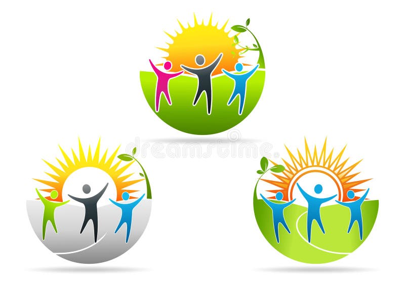 Logo de santé physique, conception de l'avant-projet de physiothérapie illustration de vecteur Logo de santé physique, conception de l'avant-projet de physiothérapie illustration de vecteur