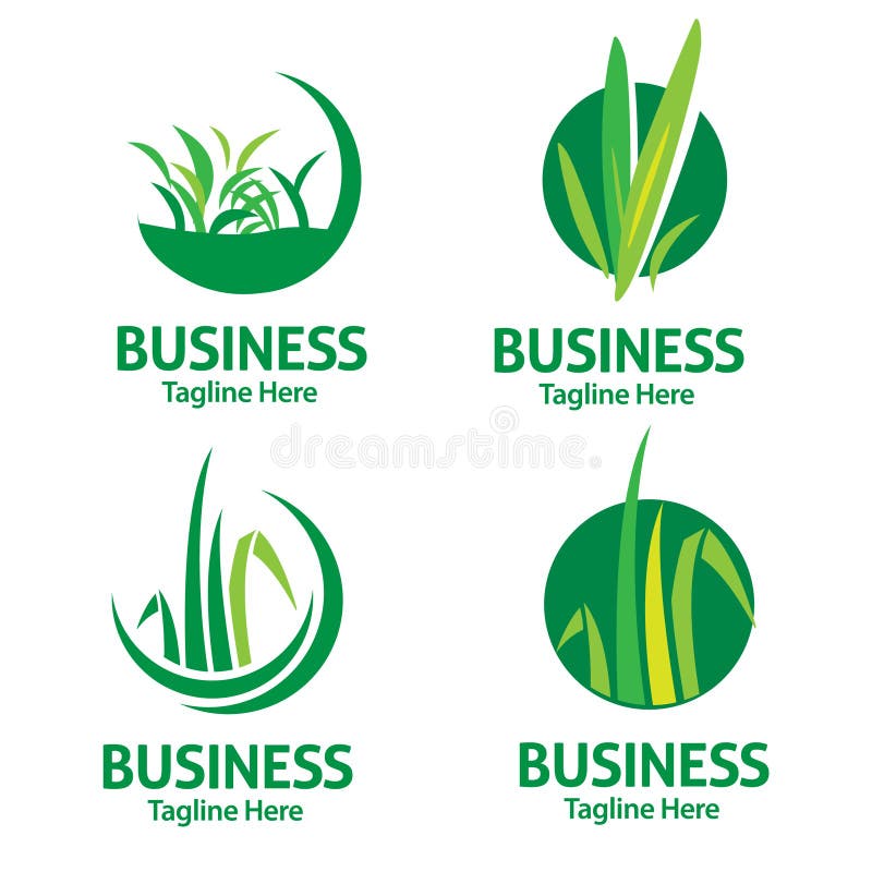 Logo de soin de pelouse