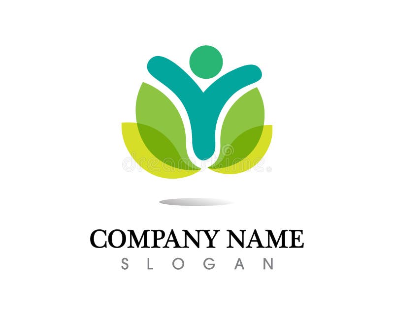 Logo de soin de personnes de la Communauté et calibre de symboles illustration stock Logo de soin de personnes de la Communauté et calibre de symboles illustration stock