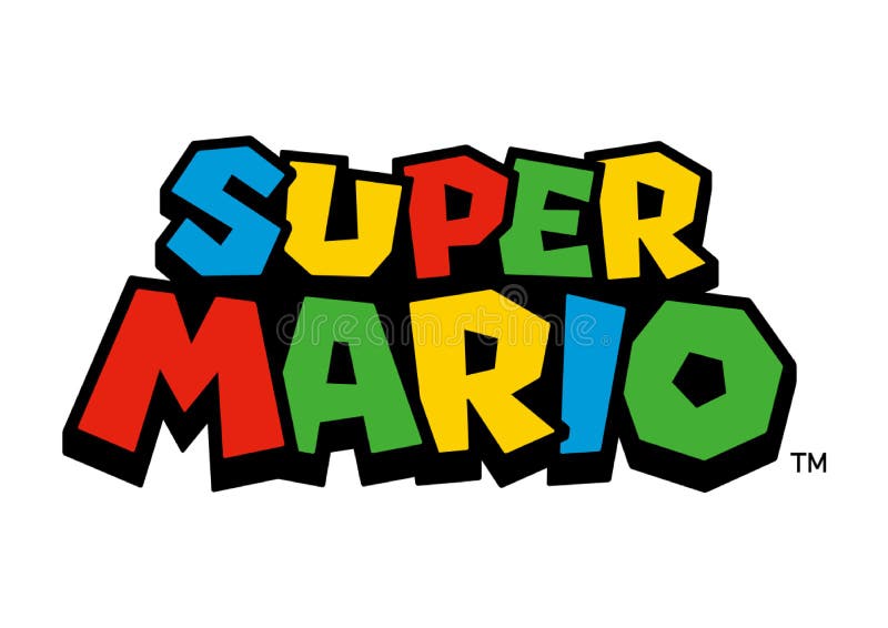dejar frente Guarda la ropa Logo de Super Mario fotografía editorial. Ilustración de internet -  172486292