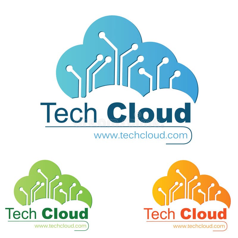 Logo de technologie illustration stock Logo de technologie illustration stock