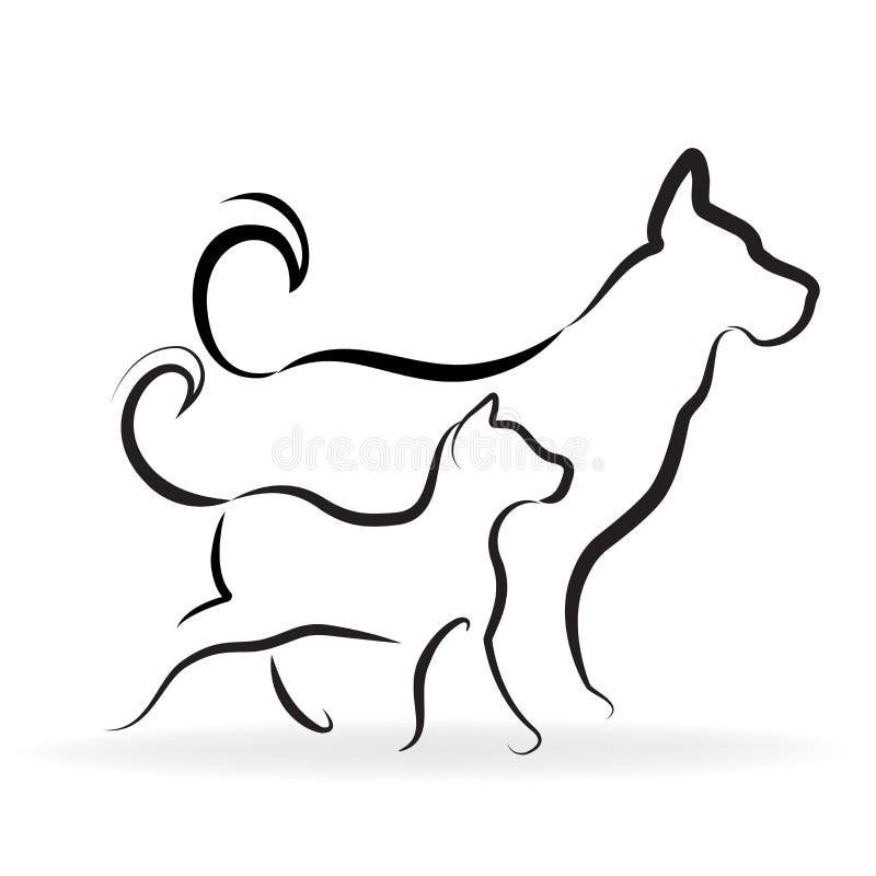 Logo del cane e del gatto