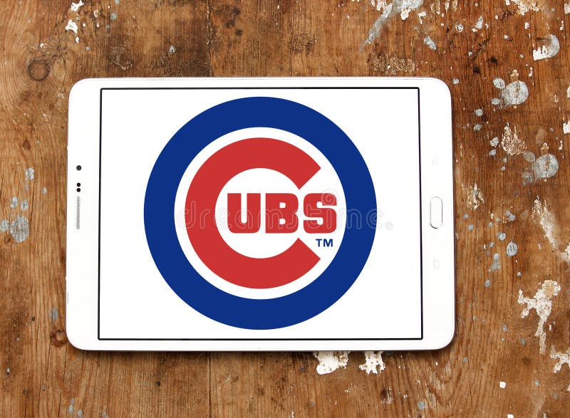 Logo della squadra di baseball di Chicago Cubs fotografie stock libere da diritti Logo della squadra di baseball di Chicago Cubs fotografie stock libere da diritti