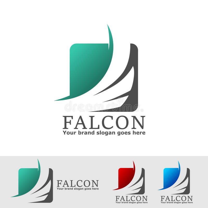 Logo delle ali del falco royalty illustrazione gratis Logo delle ali del falco royalty illustrazione gratis