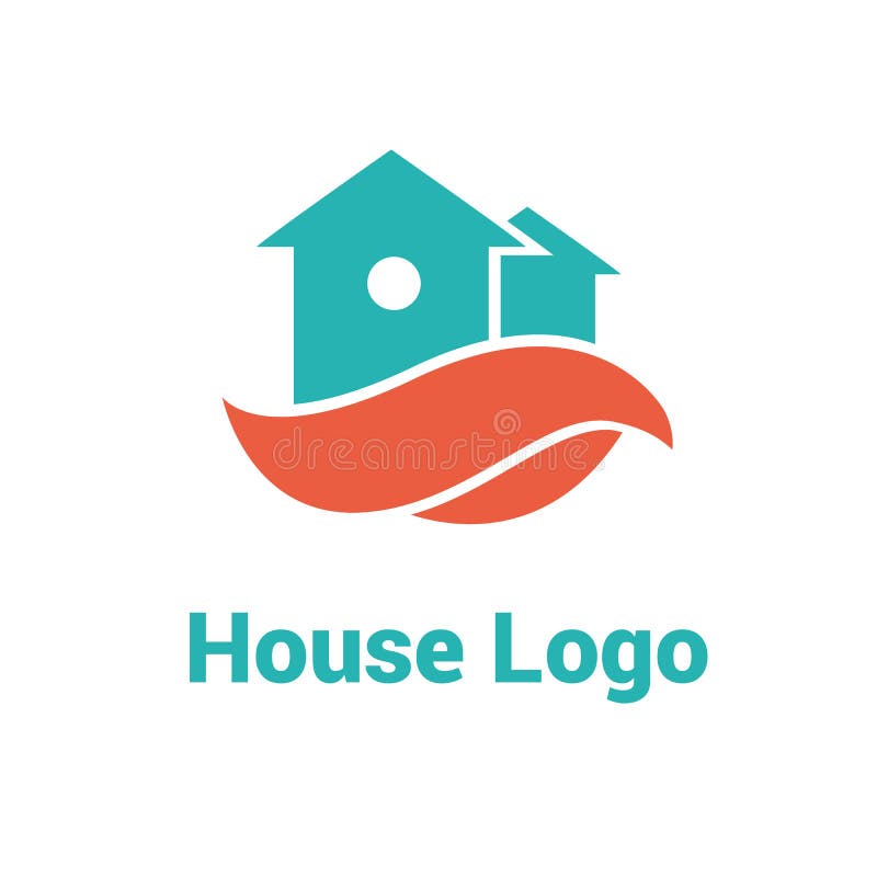 Logo Design Abstract House Vector Template Stock Vector - Illustration ...