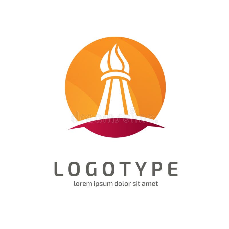 Logo design building vector template stock illustration