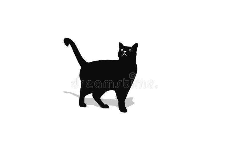 Logo Design Clip Art Cat Design Cat Illustration Goog Design Stock Vector Illustration Of Designbroker Client