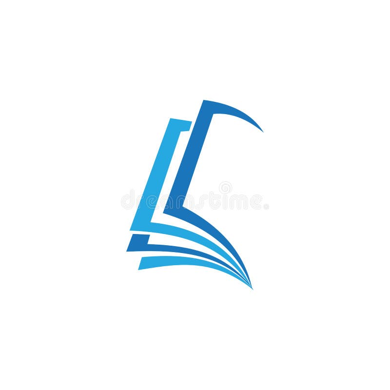 Logo di affari di istruzione del libro illustrazione di stock