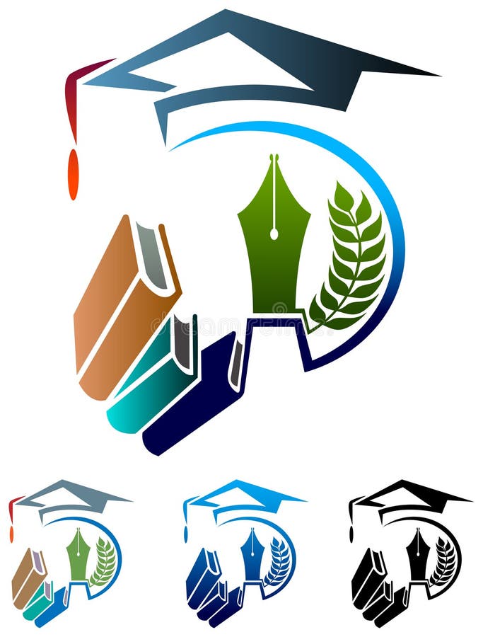 Logo di istruzione illustrazione vettoriale