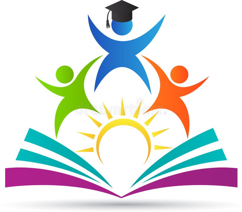 Logo di istruzione illustrazione di stock