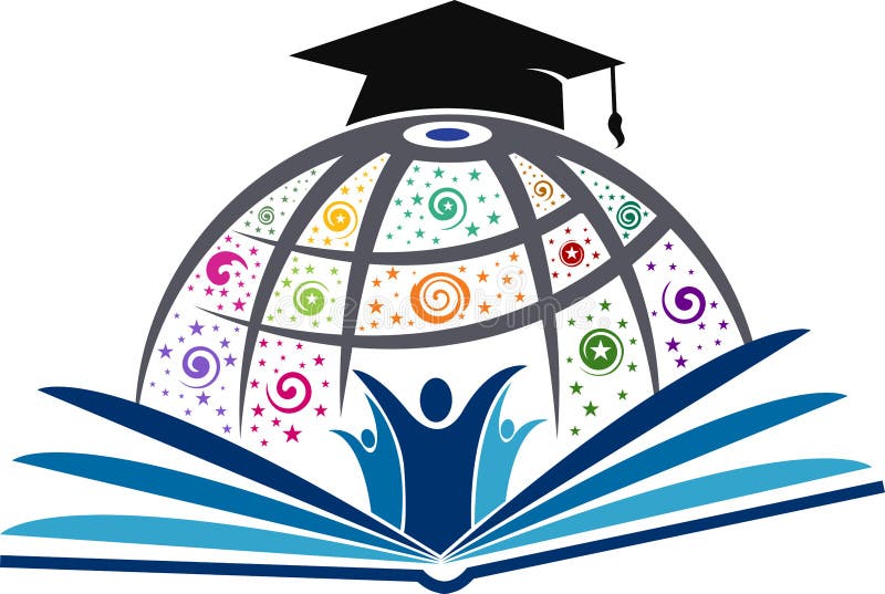 Logo di istruzione illustrazione di stock