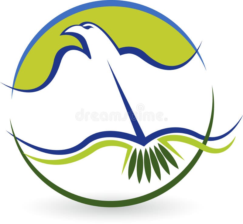 Logo di istruzione dell'uccello royalty illustrazione gratis