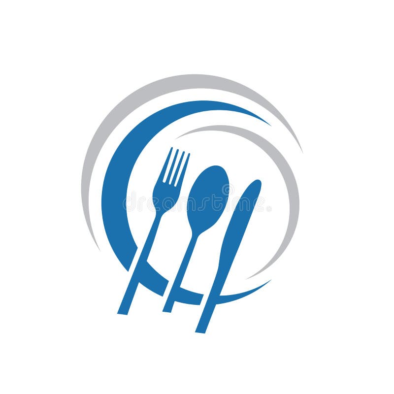 Logo di Knife Spoon and Fork Abstract Vector Graphic Icona del cibo per cucina un bar o un ristorante illustrazione vettoriale Logo di Knife Spoon and Fork Abstract Vector Graphic Icona del cibo per cucina un bar o un ristorante illustrazione vettoriale